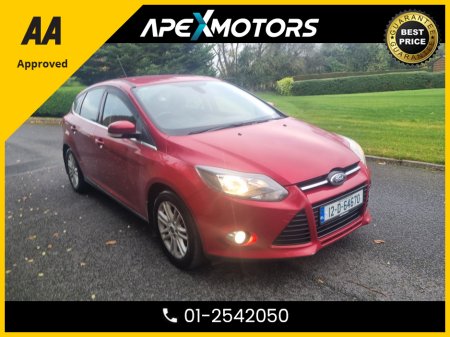 2012 Ford Focus TOP-SPEC TITANIUM ECOBOOST 10 100PS 5DR * LOW LOW MILES * NEW TIMING BELT * AA APPROVED  * 101 SAFETY CHECKLIST * 12-MONTH ROADSIDE ASSIST  * IMMACULATE * TOP-SPEC * NEW NCT SEP-26 * LOW TAX