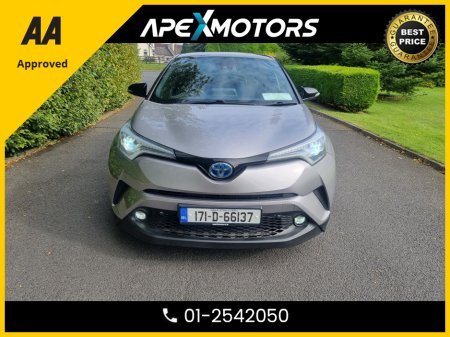 2017 Toyota C-HR FINANCE ARRANGED * TOP-SPEC DYNAMICS HEV AUTO * NEW NCT JUL-27 * 9-STAMPS SERVICE HISTORY * AA APPROVED * 101 SAFETY CHECKLIST * AUTOMATIC HYBRID * IMMACULATE * HEATED SEATS * COLOUR REVERSE CAMERA €17,449