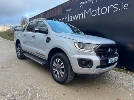 2021 Ford Ranger 2.0 BI-TURBO 209 BHP AUTO // PRICE EXCL. VAT // VERY LOW MILEAGE // STUNNING CONDITION // LEATHER, REVERSE CAMERA AND SAT NAV // €28,414