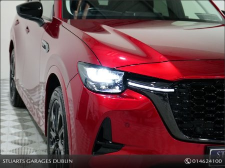 2022 Mazda CX-60 2.5 PHEV 327PS HOMURA, *JUST LISTED*HIGH SPEC* DRIVERS ASSISTANCE PACK, CONVENIENCE PACK, PAN PACK* SOUL RED CRYSTAL WITH BLACK LEATHER , RADAR CRUISE €38,945 thumbnail