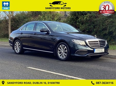 2017 Mercedes-Benz E Class E 220 d 220D Exclusive 4DR Auto