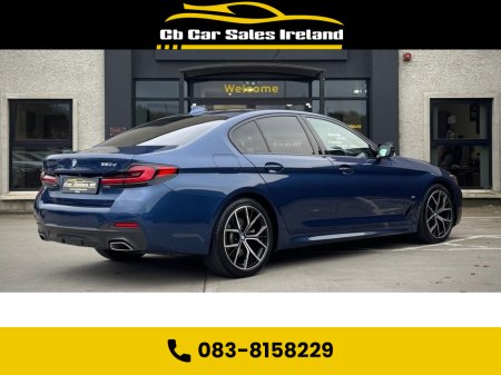 2021 BMW 5 Series 2.0 520d MHT M Sport Saloon 4dr Diesel Hybrid Steptronic Euro 6 (s/s) (190 ps) 1 OWNER + VIRTUAL COCKPIT + REVERSE CAM + FULL BODY KIT €37,490