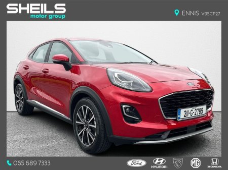 2021 Ford Puma 1.0 Petrol Hybrid Titanium 125BHP