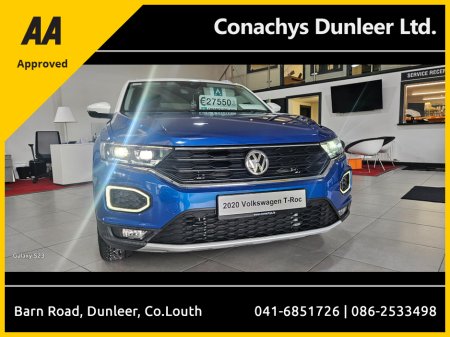 2020 Volkswagen T-Roc 2.0TDI DESIGN ****BEAUTIFULL T-ROC 2.0TDI... FINANCE ARRANGED**** €27,500