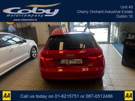 2013 Audi A3 1.4 SPORT AUTO 5dr. NEW MODEL Stunning Car with Panoramic Sunroof, New NCT done before collection, Alloy Wheels, Dual Climate Control, Reverse Camera, Sat Nav, Bluetooth, MFSW, Full Electrics. €11,950