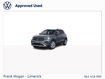 2026 Volkswagen T-Cross AUTO T-CROSS EDT 75 FROM €308PM ON PCP INCLUDING 3 SERVICES