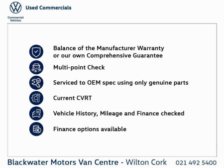 2022 Volkswagen Crafter VAN 35 2.0TDI 177BHP MEDIUM WHEEL BASE HIGHLINE AUTOMATIC 4-MOTION WITH TOWBAR & HEATED SEATS (VAT INVOICE) €32,516 thumbnail