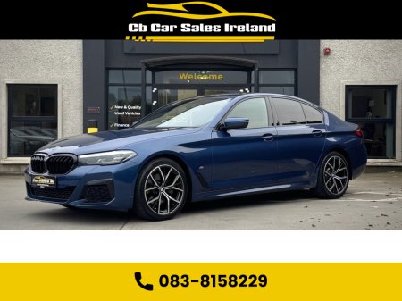 2021 BMW 5 Series 2.0 520d MHT M Sport Saloon 4dr Diesel Hybrid Steptronic Euro 6 (s/s) (190 ps) 1 OWNER + VIRTUAL COCKPIT + REVERSE CAM + FULL BODY KIT €37,490