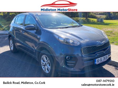 2016 Kia Sportage 1.7cdri 114BHP 5DR €11,900