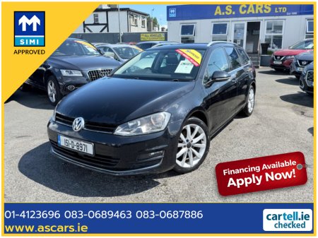 2015 Volkswagen Golf HIGHLINE 1.6 TDI ** COMPREHENSIVE SERVICE HISTORY ** HIGH SPEC IRISH CAR ** REVERSE CAMERA ** SAT NAV ** 2 KEYS ** SUPERB EXAMPLE ** €6,995