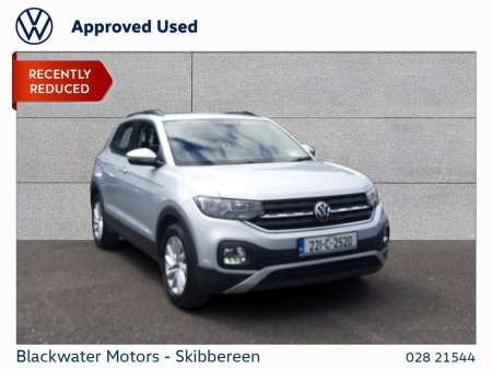 2022 Volkswagen T-Cross 1.0TSI 95BHP LIFE