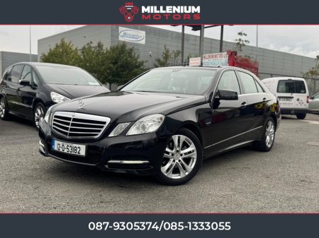 2012 Mercedes-Benz E Class 220 TOP SPEC LOW KMS €9,600