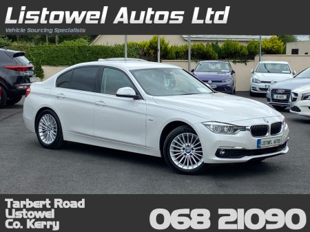 2018 BMW 3 Series LUXURY 320D 2.0 AUTOMATIC *  MAIN DEALER SERVICE HISTORY, SERVICE BOOK PRESENT WITH 6 SERVICE STAMPS, HEATED SEATS, PARKING SENSORS, BMW IDRIVE, ADAPTIVE CRUISE CONTROL* €23,950