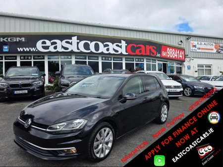 2018 Volkswagen Golf 1.4 TSI FULL BLACK LEATHER SEATS HIGHLINE SAT NAV PACK - VIRTUAL CLOCKS -REVERSE CAMERA - NAVIGATION - CARPLAY - ANDROID AUTO- BLIND SPOT REAR TRAFFIC ASSIST - DISCOVER PRO €20,950