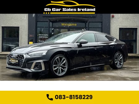 2022 Audi A5 2.0 TDI 35 S line Sportback 5dr Diesel S Tronic Euro 6 (s/s) (163 ps) 1 OWNER + VIRTUAL COCKPIT + REVERSE CAM + HEATED FRONT SEATS €40,900