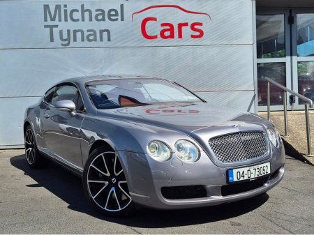 2004 Bentley Continental GT Coupe W12 6.0 Petrol Auto, Paddle Shift, Massage Seats, Red Leather, 20” Alloys, €29,999