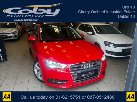 2013 Audi A3 1.4 SPORT AUTO 5dr. NEW MODEL Stunning Car with Panoramic Sunroof, New NCT done before collection, Alloy Wheels, Dual Climate Control, Reverse Camera, Sat Nav, Bluetooth, MFSW, Full Electrics. €11,950