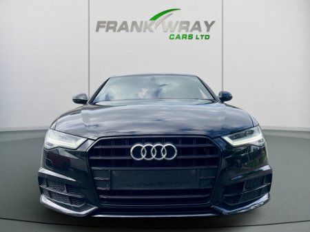 2018 Audi A6 S-LINE BLACK EDITION 2.0 TDI ULTRA 190 **FULL LEATHER**SAT NAV**FLAT BOTTOM STEERING WHEEL**MINT**FSH** €23,950