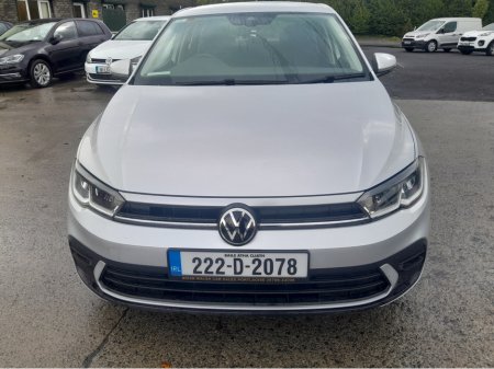 2022 Volkswagen Polo LIFE 1.0 TSI 95BHP MANUAL 5SPEED 5DR Portlaoise.