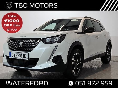 2023 Peugeot 2008 Allure 1.2 Petrol Diamond Cut Alloys, Climate Control, Cruise Control, Air Conditioning, Apply Carplay and Android Auto €23,995