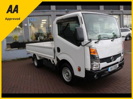 2019 Nissan Cabstar 1.5 TONNE 3 SEATER DROPSIDE PICK UP TRUCK // VERY RARE ECO GREEN PETROL LOW EMISSIONS // NO RUST AS NEW UNDERNEATH // BUY WITH CONFIDENCE AA AND SIMI APPROVED DEALER 2025 // ALL TRADE INS WELCOME // €10,000