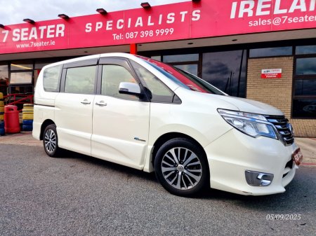 2016 Nissan Serena 2.0 PETROL HYBRID AUTOMATIC LOW MILEAGE PANORAMIC ROOF 7 SEATER €16,900