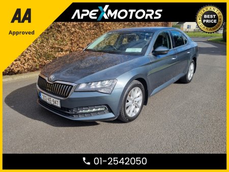 2020 Skoda Superb FINANCE ARRANGED * AMBITION 1.6 TDI 120HP DSG 4DR AUTO * ONE OWNER  * FULL HISTORY WITH MAIN DEALER * AA APPROVED * 101 SAFETY CHECKLIST * AUTOMATIC (DSG) * IMMACULATE * TOP-SPEC 5DR HATCH * LOW KMs €22,949