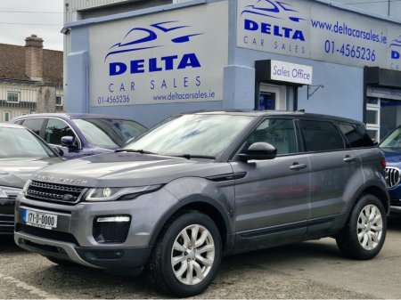 2017 Land Rover Range Rover Evoque SE TECH 2.0 TD4 150BHP MANUAL NCT 03/27 FINANCE AVAILABLE @ €72 PER WEEK FULL LEATHER/ HEATED SEATS/ TOUCH SCREEN MEDIA/ SAT NAV/ BLUETOOTH/ PARKING SENSORS/ HISTORY CHECKED