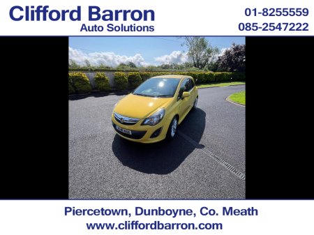 2014 Vauxhall Corsa New NCT! 1.4 I SRI AIR CONDITIONING 100PS 3DR €6,995