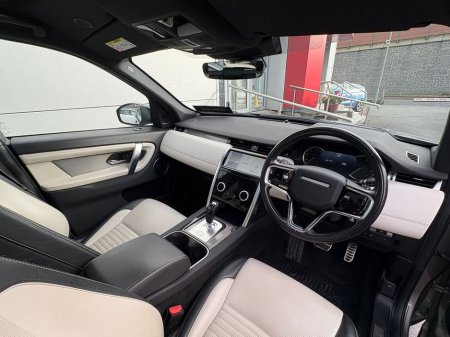 2022 Land Rover Discovery Sport R-Dynamic P300e Automatic, AWD, Panoramic roof, Black & Beige Leather, Black 20
