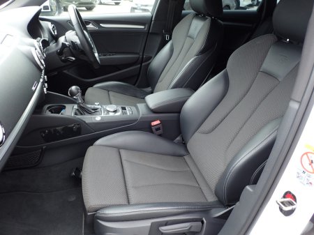 2018 Audi A3 1.4 TFSI S LINE BLACK EDITION PETROL AUTOMATIC // VIRTUAL DASH // HALF LEATHER // PARK ASSIST W/ REVERSING CAMERA // FACTORY BLACK EDITION // FLAT BOTTOM STEERING WHEEL // UPGRADED AUDI SPORT ALLOYS €20,950 thumbnail