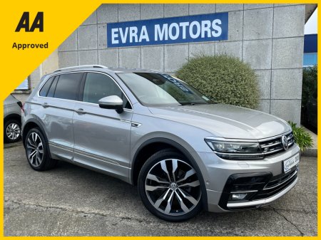 2020 Volkswagen Tiguan R-LINE 4MOTION AUTOMATIC 2.0 DIESEL //LOW MILES//MASSIVE SPEC//FULL LEATHER//DYNAUDIO SOUND SYSTEM//360 PARKING CAMERAS//HEAD UP DISPLAY//