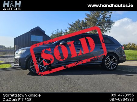 2021 Audi Q7 S LINE BLK ED 55,3.0 TFSI E Q €63,950
