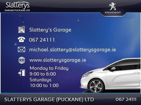 2016 Peugeot 208 1.0 Petrol Active Low Insurance Bracket €8,250 thumbnail