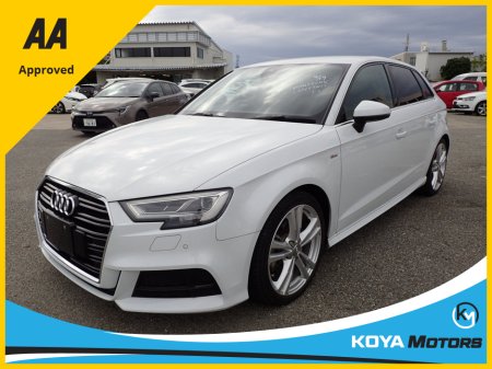 2018 Audi A3 1.4 TFSI S LINE BLACK EDITION PETROL AUTOMATIC // VIRTUAL DASH // HALF LEATHER // PARK ASSIST W/ REVERSING CAMERA // FACTORY BLACK EDITION // FLAT BOTTOM STEERING WHEEL // UPGRADED AUDI SPORT ALLOYS €20,950