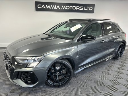 2022 Audi RS3 AUDI RS3 8Y 400BHP*PANORAMIC SUNROOF*HEATED LEATHER RS STAMPED SEATS*BANG & OLUFSEN SPEAKERS*ELECTRIC TAILGATE*REVERSE CAMERA & SENSORS*KEYLESS ENTRY & START*PARK ASSIST*FINANCE AVAILABLE & TRADE INS* €84,950