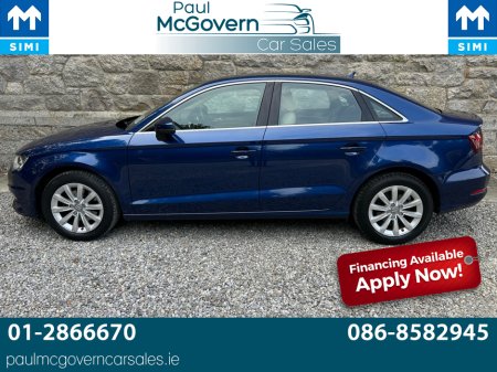 2016 Audi A3 SAL 1.6 TDI 110 SE 4DR**//*€180 ROAD TAX**//**WARRANTY**//**TRADE IN ACCEPTED**//**METALLIC BLUE**//**ALLOYS**//**AIR CON**//**FINANCE ARRANGED! €13,999