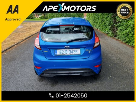2015 Ford Fiesta FINANCE ARRANGED * 1.0 ZETEC S S/S 140PS 3 * IMMACULATE * TOP-SPEC  * LOW LOW MILES * NEW NCT AUG-26 * LOW TAX * ONE VERY CAREFUL OWNER * CARTELL HISTORY CHECKED * FULLY SERVICED * TRADE IN WELCOME €8,249 thumbnail