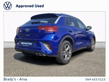 2023 Volkswagen T-Roc R-LINE 2.0 TDI 116BHP M6F 5DR €31,950
