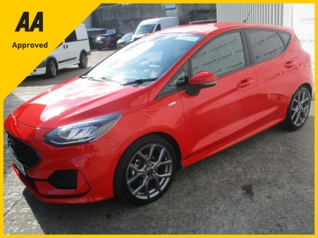 2022 Ford Fiesta ST-LINE 1.0TURBO 125PS  SPORTS BODY KIT   HIGH SPEC WITH PARKING PACK REVERSE CAMERA HEATED SEATS AND STEERING WHEEL AND SELF PARK. 12 MONTHS WARRANTY AND 12 MONTHS AA COVER €19,950