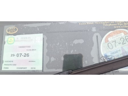 2018 Ford Ecosport 1.0 120PS 4DR ST-LINE €13,995 thumbnail