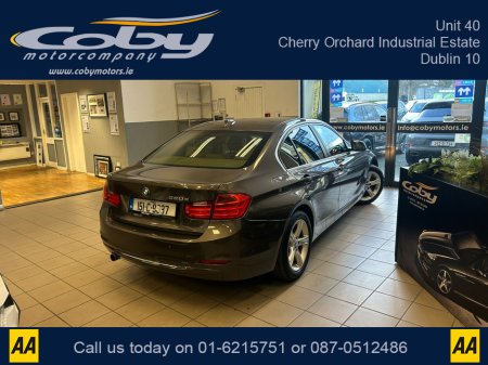 2015 BMW 3 Series 2.0 Saloon 4DR AUTO. New NCT done before collection. Full Leather, Alloy Wheels, Dual Climate Control, Rear Parking Sensors, Bluetooth, MFSW, Automatic Lights & Wipers and more. €8,950