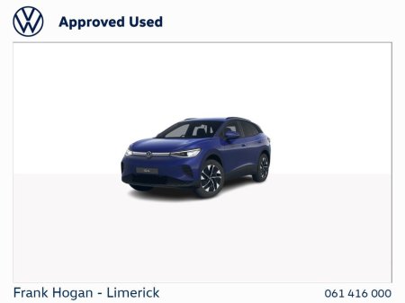 2026 Volkswagen ID.4 PRO-PLUS 77kWh FROM €298PM ON PCP INCLUDING SERVICE PACK €45,400