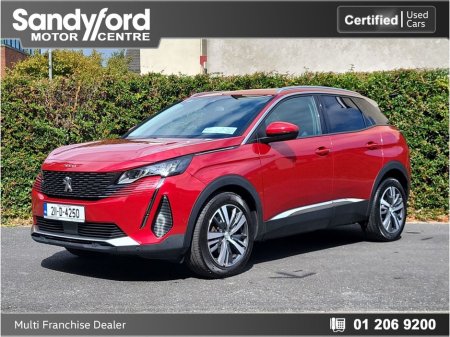 2021 Peugeot 3008 1.2 PureTech 130bhp Allure €23,950