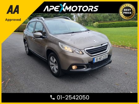 2016 Peugeot 2008 FINANCE ARRANGED * ACTIVE 1.6 BLUE HDI * AA APPROVED * 101 SAFETY CHECKLIST * IMMACULATE * TOP-SPEC 5DR HATCH * CRUISE CONTROL and SPEED LIMITER * NCT AUG-26 * LOW TAX *12-MONTH ROADSIDE ASSIST