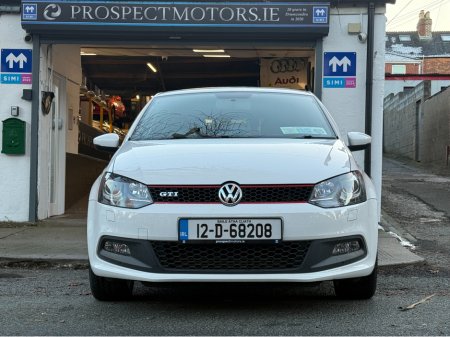 2012 Volkswagen Polo GTI, 1.4 Twin Charged Automatic, Only 37kms! New Nct 12/2026, Immaculate Condition, Tartan Seats, Apple Car Play, Android Auto, Reversing Camera, Flat Bottom Wheel, A/C, Service & Warranty Included, €11,950