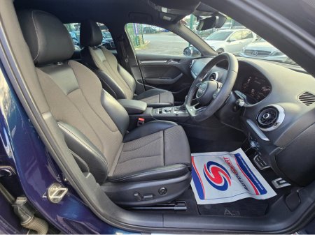 2018 Audi A3 1.4 TFSI  S LINE EDITION PACK VIRTUAL COCKPIT - NAVIGATION -CARPLAY ANDROID AUTO LEATHER PACK - REVERSING CAMERA / PARKING SENSORS - DRIVE MODE €22,950