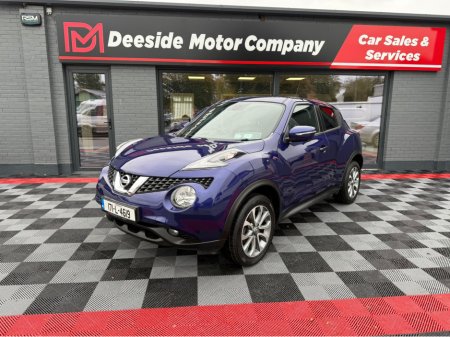 2017 Nissan Juke 1.5 DCI TEKNA 5DR 110PS , HEATED BLACK LEATHER INTERIOR , CRUISE CONTROL , SAT - NAV , DUAL ZONE CLIMATE CONTROL , SURROUND CAMERA SYSTEM , PRIVACY GLASS , FINANCE FROM €40 p/w & € 4,950 DEPOSIT .