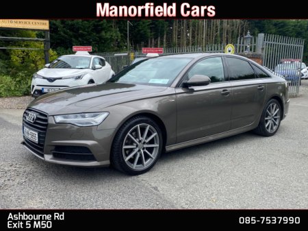 2016 Audi A6 S LINE BLACK EDITION ULTRA 2.0 190BHP DIESEL AUTOMATIC 4DR SALOON *TOP SPEC* *2 OWNERS FROM NEW* *LOW KMS* *NCT 09/2026* *€200 ROAD TAX* *FINANCE ARRANGED TODAY* €19,950