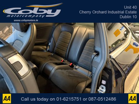 2021 Mercedes-Benz C Class C220D AMG LINE EDITION 2DR AUTO. NCT & Tax, 1/2 Leather, Sat Nav, Dual Climate Control, Heated Seats, Cruise Control, Revers Cam, Parking Sensors, Paddle Shift, BT & more. €35,950 thumbnail